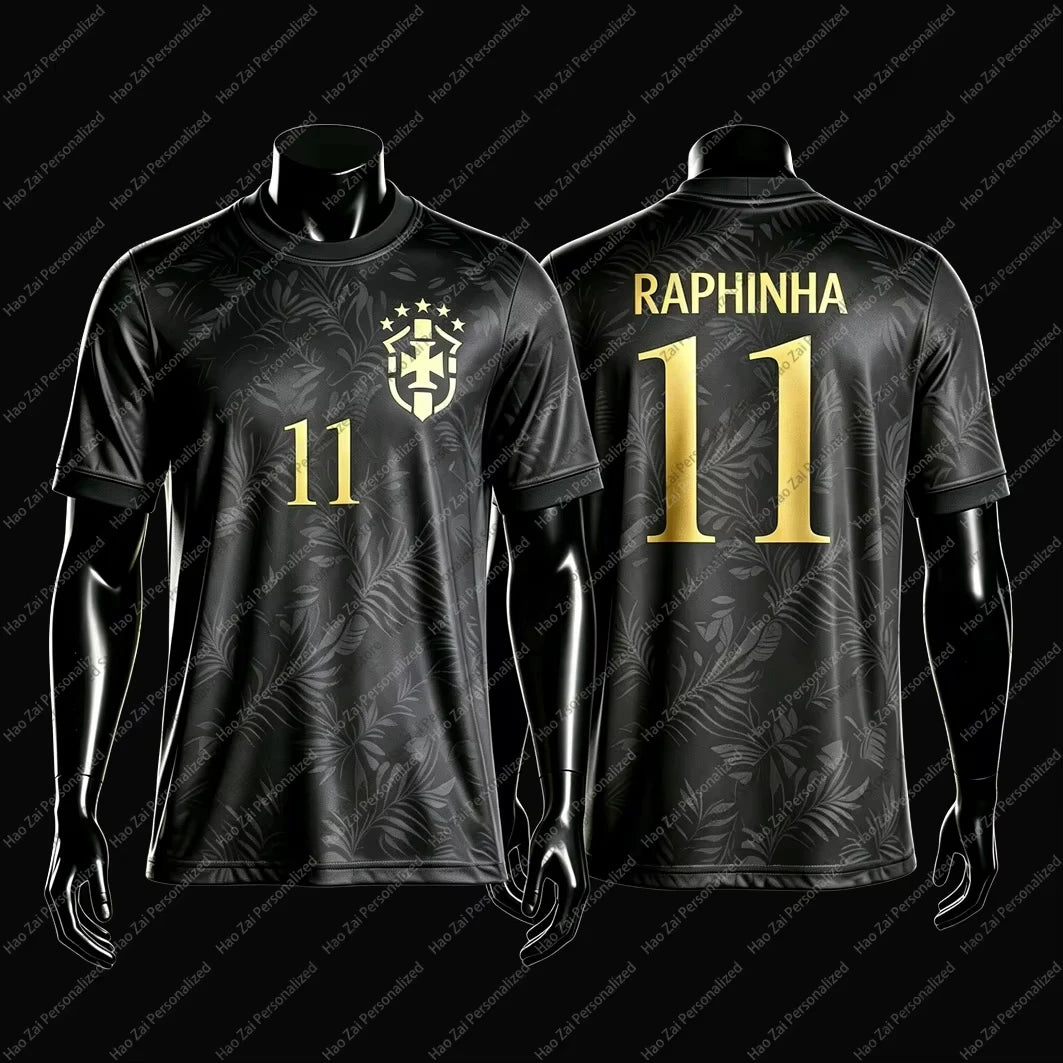 2026 Brazil National Team Fan Edition Jerseys/T-Shirts: Neymar #10 Vinícius #7—Kids Adults Men Women Sports & Casual Tops