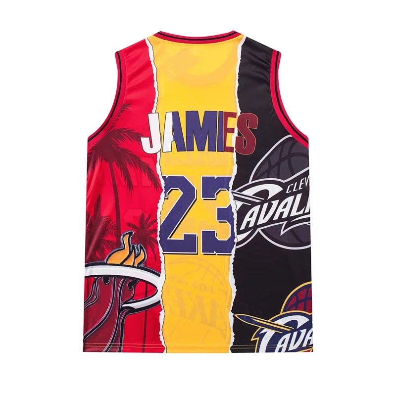 Philippines Basketball Jersey - Blue & Red Wing Graphic "PILIPINAS 6" Eagle Design Artistic Athletic Jersey