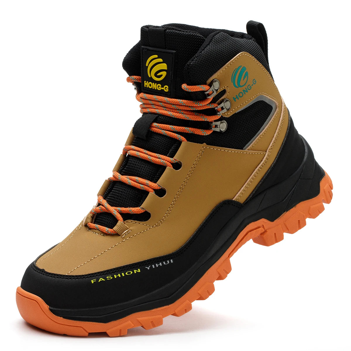 LOR MALE Steel Toe Cap Shoes For Men Work Boots Puncture-Proof Work Safety Shoes Non-Slip Protective Shoes Male Footwear Sneakers