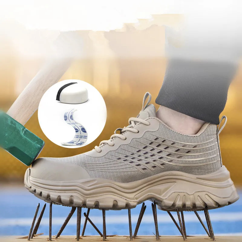 LOR MALE Construction Site Shoes insulated 6kV electrical Shoes Work Boots Safety Shoes Men Anti-smash Anti puncture Indestructible shoes