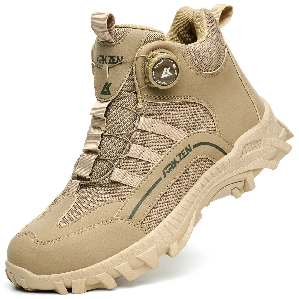LOR MALE Male Indestructible Shoes Composite Toe Protection Shoes Security Puncture-Proof Work Sneakers Safety Boot for Engineers Men