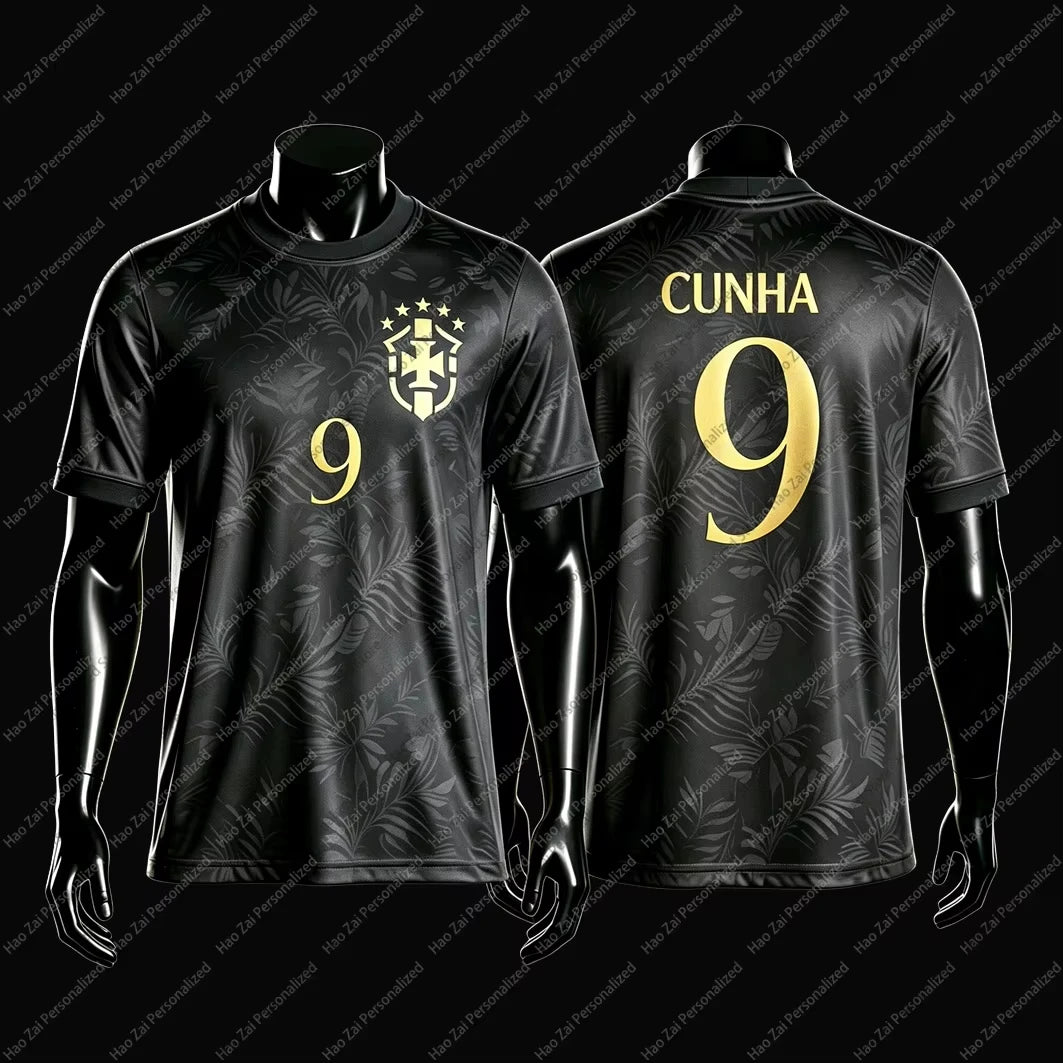 2026 Brazil National Team Fan Edition Jerseys/T-Shirts: Neymar #10 Vinícius #7—Kids Adults Men Women Sports & Casual Tops