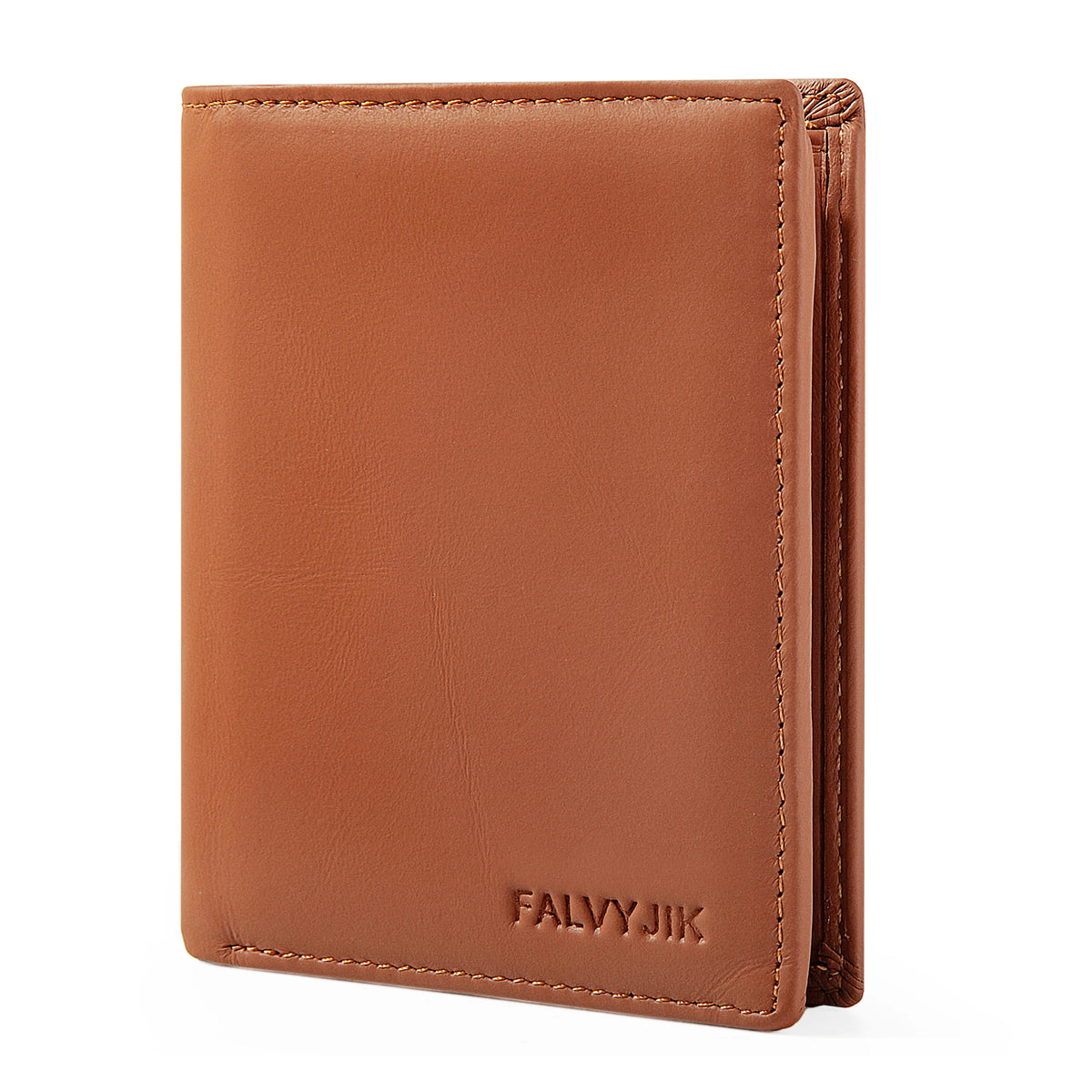 LOR MALE Men Wallet Genuine Leather Wallets Zipper Purse Vertical Business Wallets RFID