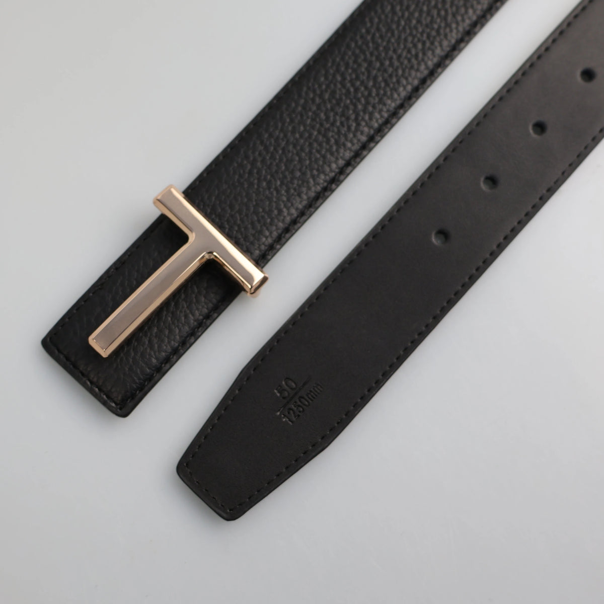 LOR MALE High Quality Designer Belts Men Fashion T Letter Luxury Famous Genuine Leather Belt Jeans Formal Cowskin Black Waist Strap 3.8cm