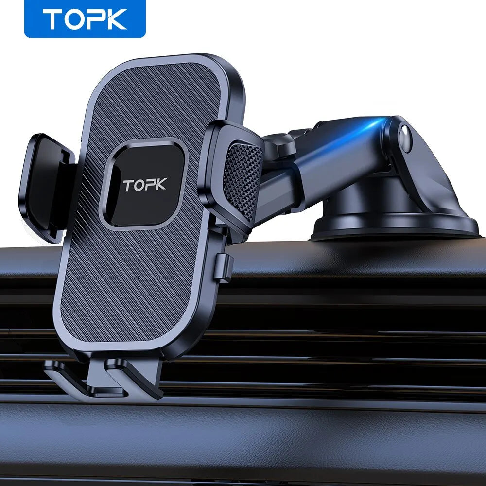 LOR MALE TOPK Car Phone Holder Gravity Stand for iPhone Xiaomi Samsung Car Mobile Support for Dashboard Windshield Air Vent Phone Mount