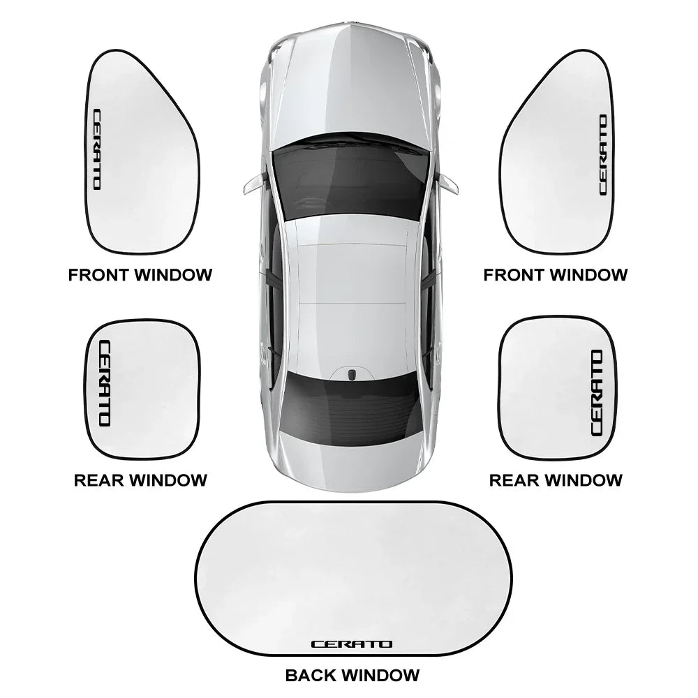 LOR MALE Car Sunshade Side Window Cover Accessories For Kia RIO PICANTO MOHAVE CARNIVAL SELTOS CARENS NIRO CERATO VENGA K5 STONIC