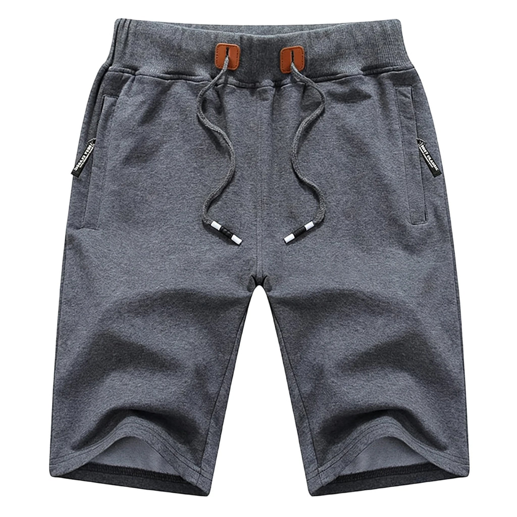 LOR MALE New Men's Shorts Summer Breeches Cotton Casual Sweat Men Hip Hop Streetwear Loose Jogger Shortspocket Beach Short Pants