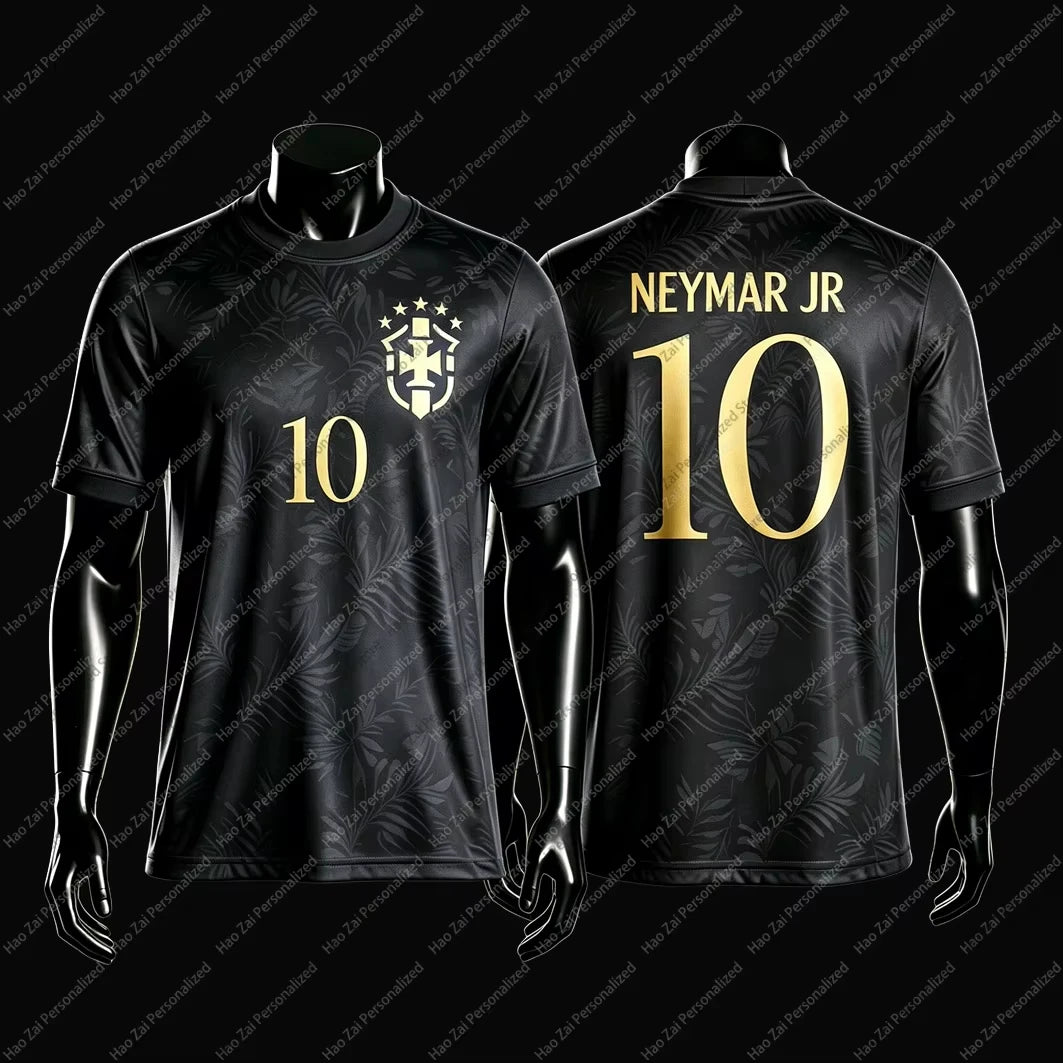 2026 Brazil National Team Fan Edition Jerseys/T-Shirts: Neymar #10 Vinícius #7—Kids Adults Men Women Sports & Casual Tops