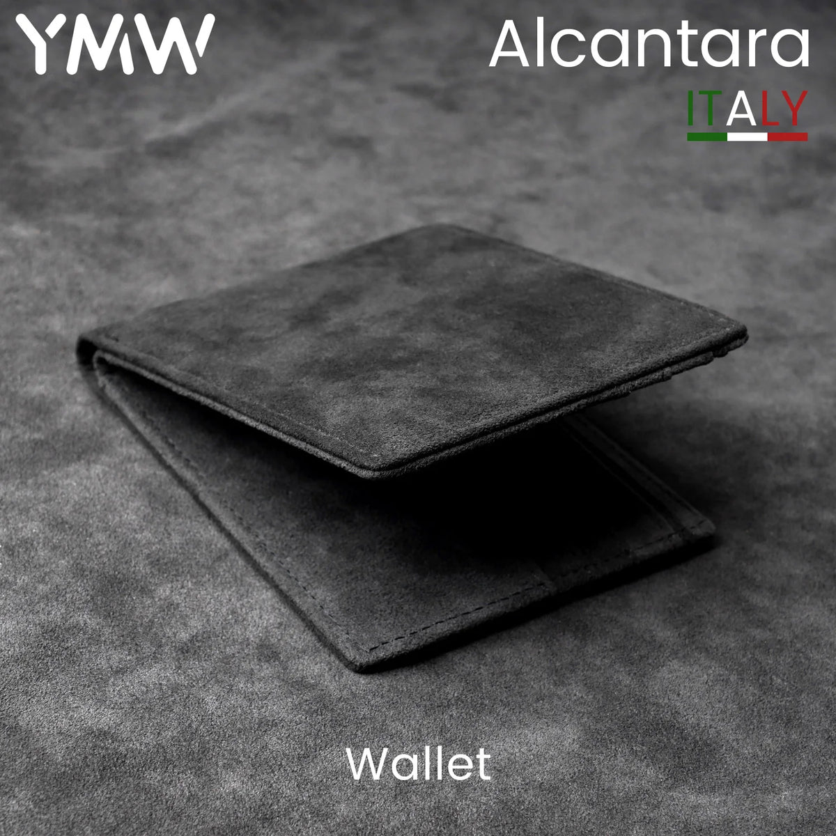 LOR MALE YMW ALCANTARA Wallet Women & Man Card Holder Bag Luxury Artificial Leather Slim Cards Small Thin Card Package