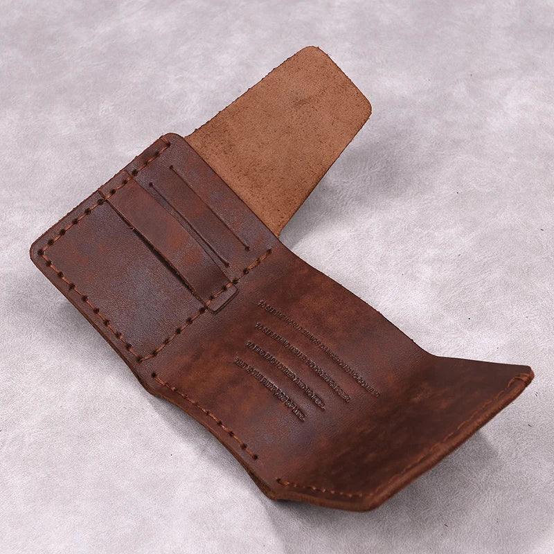 LOR MALE 100% Genuine Leather The Secret Life Of Walter Mitty Wallet Vintage