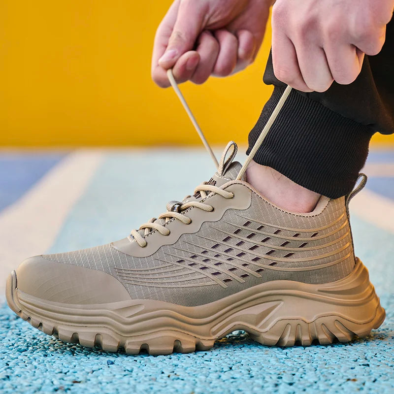 LOR MALE Construction Site Shoes insulated 6kV electrical Shoes Work Boots Safety Shoes Men Anti-smash Anti puncture Indestructible shoes
