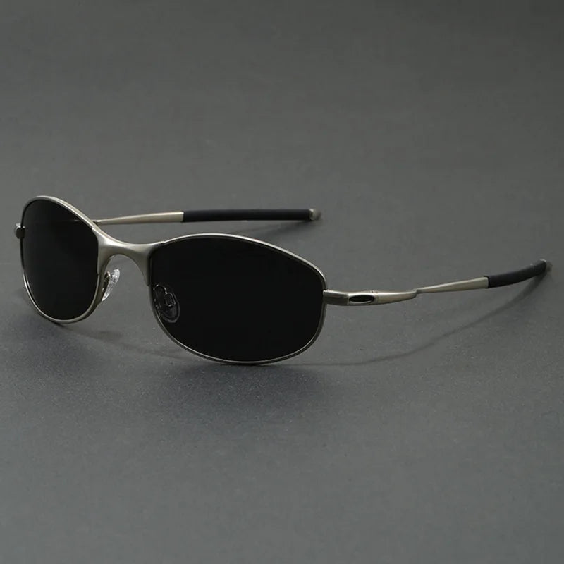 LOR MALE Polarized Sunglasses Men Goggles Women Metal Frame Sunglasses Cycling Retro Fashion Driving Fishing Sun Glasses UV400