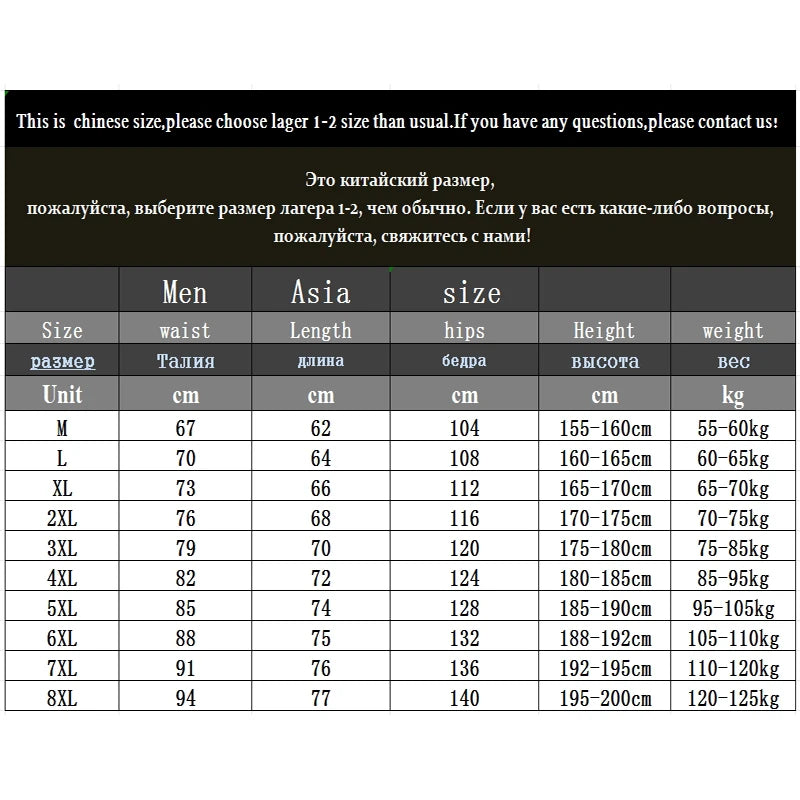 LOR MALE Men's shorts in sizes M-7XL 8XL,summer new men's shorts, sport solid color casual pants, five-point fitness sport pant