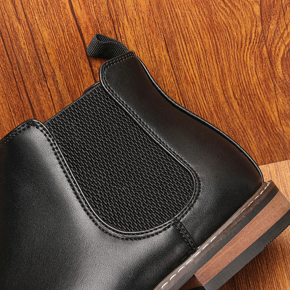 LOR MALE Comfortable Chelsea Boots for Men Fashionable Leather Footwear 2025 Brand Men's Boots
