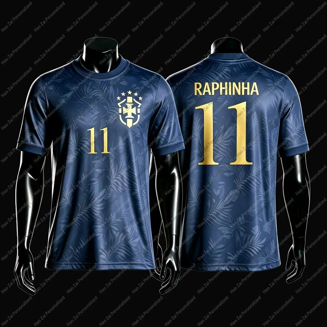 2026 Brazil National Team Fan Edition Jerseys/T-Shirts: Neymar #10 Vinícius #7—Kids Adults Men Women Sports & Casual Tops
