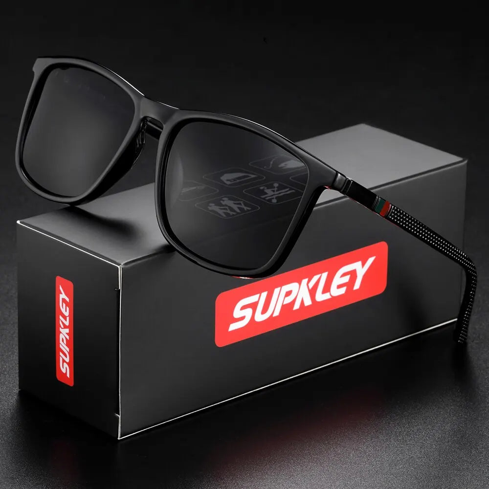 LOR MALE SUPKLEY Sports Sunglasses Polarized Comfortable Wear Square Sun Glasses Male L 2