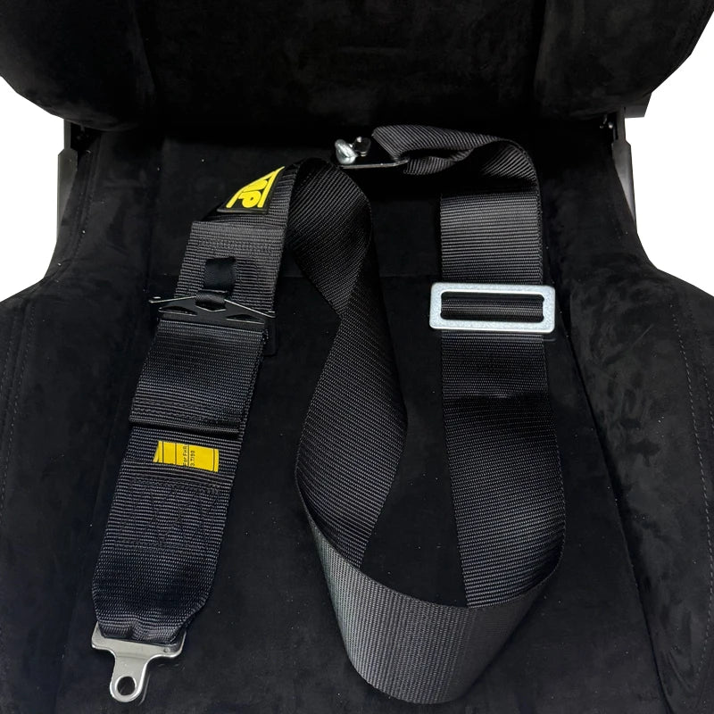 LOR MALE Blue 4 Points Seat Belt 3 Inch Racing Car Safety Belt Harness High Quality Seat Belt Strap Polyester With Quick Release Camlock