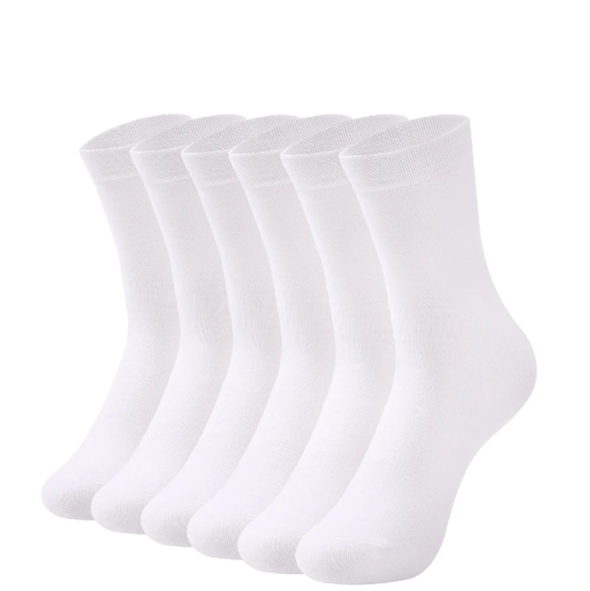 LOR MALE BasIc Mid-Calf Socks - 6 Pares