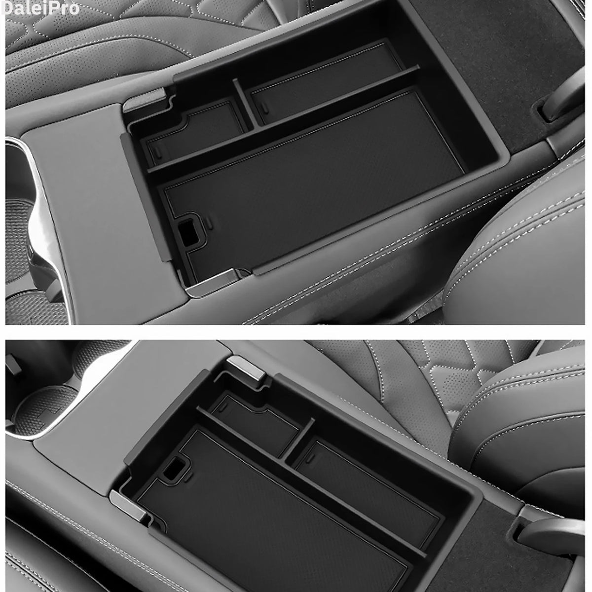 LOR MALE For BYD Sealion 07 2024 2025 Armrest Storage Box Center Console Layered Storage Box Cup Holder Modification Interior Accessories
