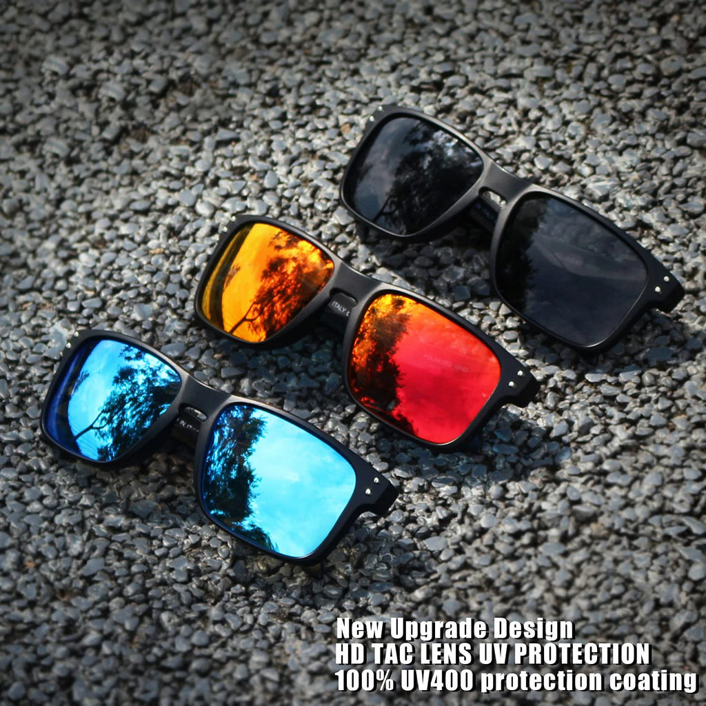 LOR MALE Classical Men's Sunglasses Polarized Sunglasses for Men Women Sports Driving Fishing Glasses UV400 Protection