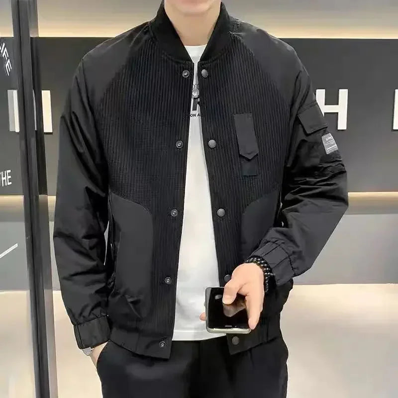 LOR MALE Men's Baseball Jackets New In Male Coats Stylish Y2k Luxury Designer Fast Delvery Joker Cold Vintage Cheap Clothes Offer Trendy