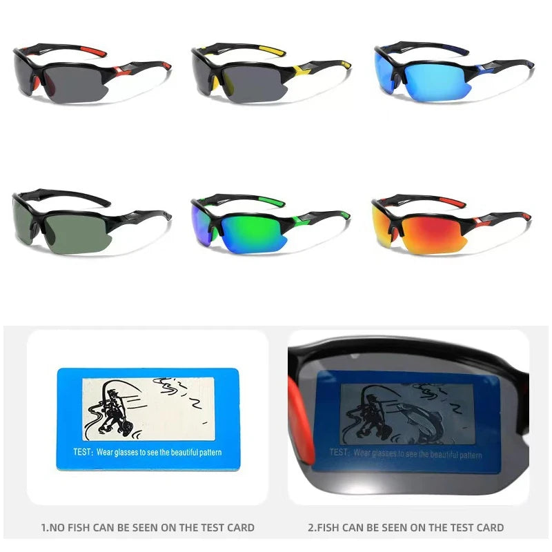 LOR MALE New Polarized Sunglasses For Men Woman Outdoor Lightweight Sports Protection Goggles Fashion Brand Driving Sun Glasses