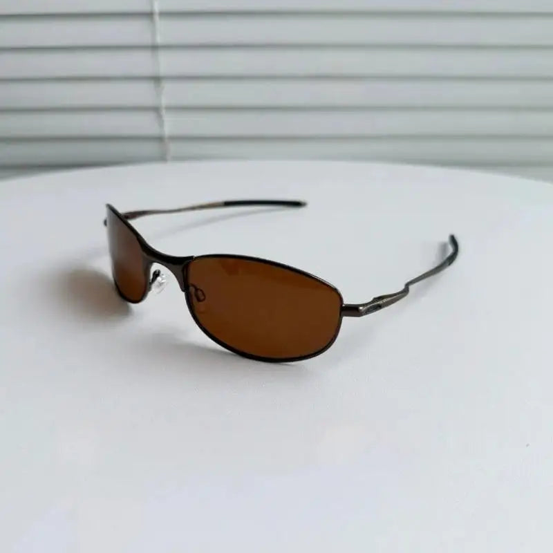 LOR MALE Polarized Sunglasses Men Goggles Women Metal Frame Sunglasses Cycling Retro Fashion Driving Fishing Sun Glasses UV400