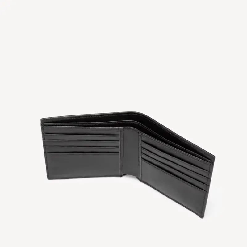 LOR MALE 100% Genuine Sheepskin Woven Wallet Short Wallet Men's Leather Wallet Multi Slot Ticket Holder Men's Ultra-thin Wallet Purse