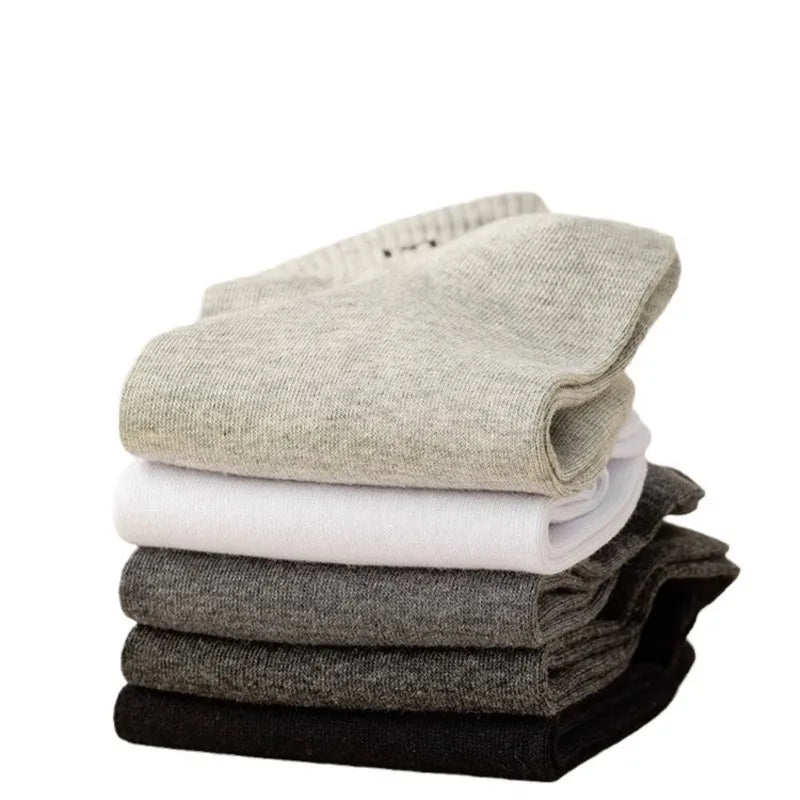 LOR MALE Socks Spring Summer Breathable Cotton Socks Lightweight Trend Sweat Absorption
