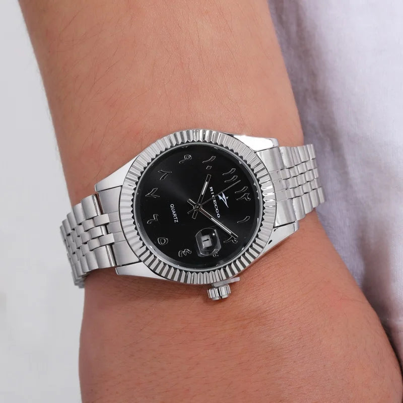 LOR MALE Watches Date High-end Luxury Casual Sport Clock Classic Business Quartz Male 3
