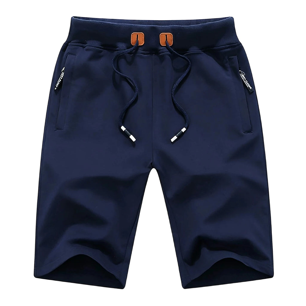 LOR MALE New Men's Shorts Summer Breeches Cotton Casual Sweat Men Hip Hop Streetwear Loose Jogger Shortspocket Beach Short Pants