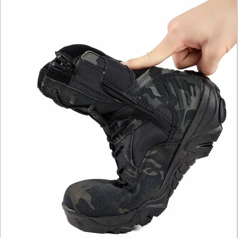 LOR MALE Men's Boots 2026 New Combat Shoes For Men Outdoor Sport Climb Mountains Cross Country Men Sneakers sapatos masculinos