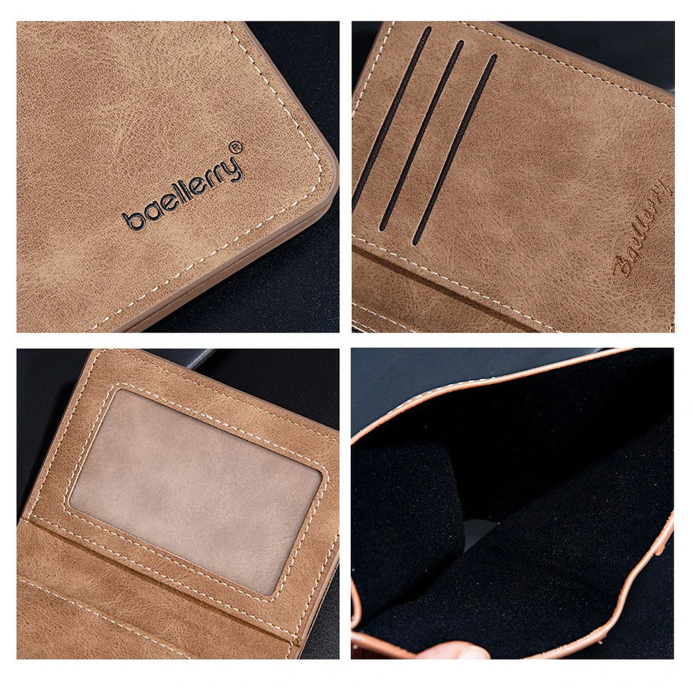 LOR MALE Minimalist Wallet – Money Clip & Coin Pocket