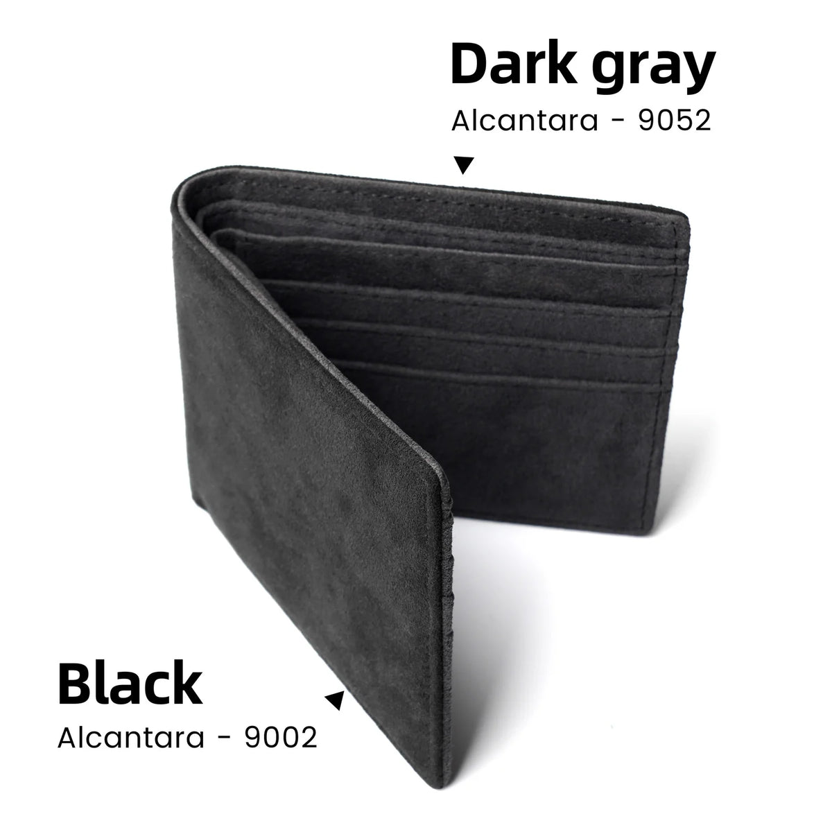 LOR MALE YMW ALCANTARA Wallet Women & Man Card Holder Bag Luxury Artificial Leather Slim Cards Small Thin Card Package