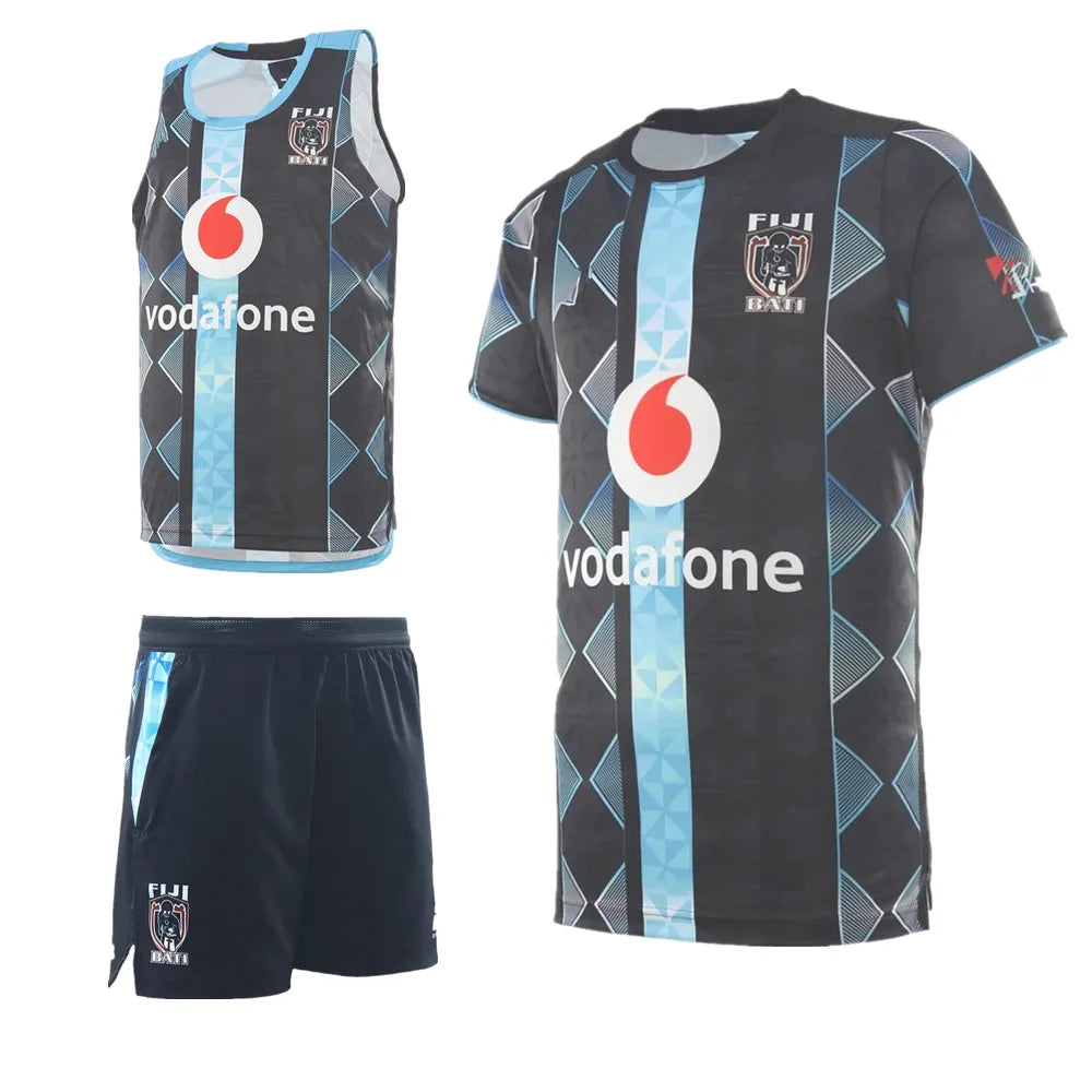 2027 FIJI BATI rugby jersey Casual Sports T-Shirt BATI rugby shirt shorts vest