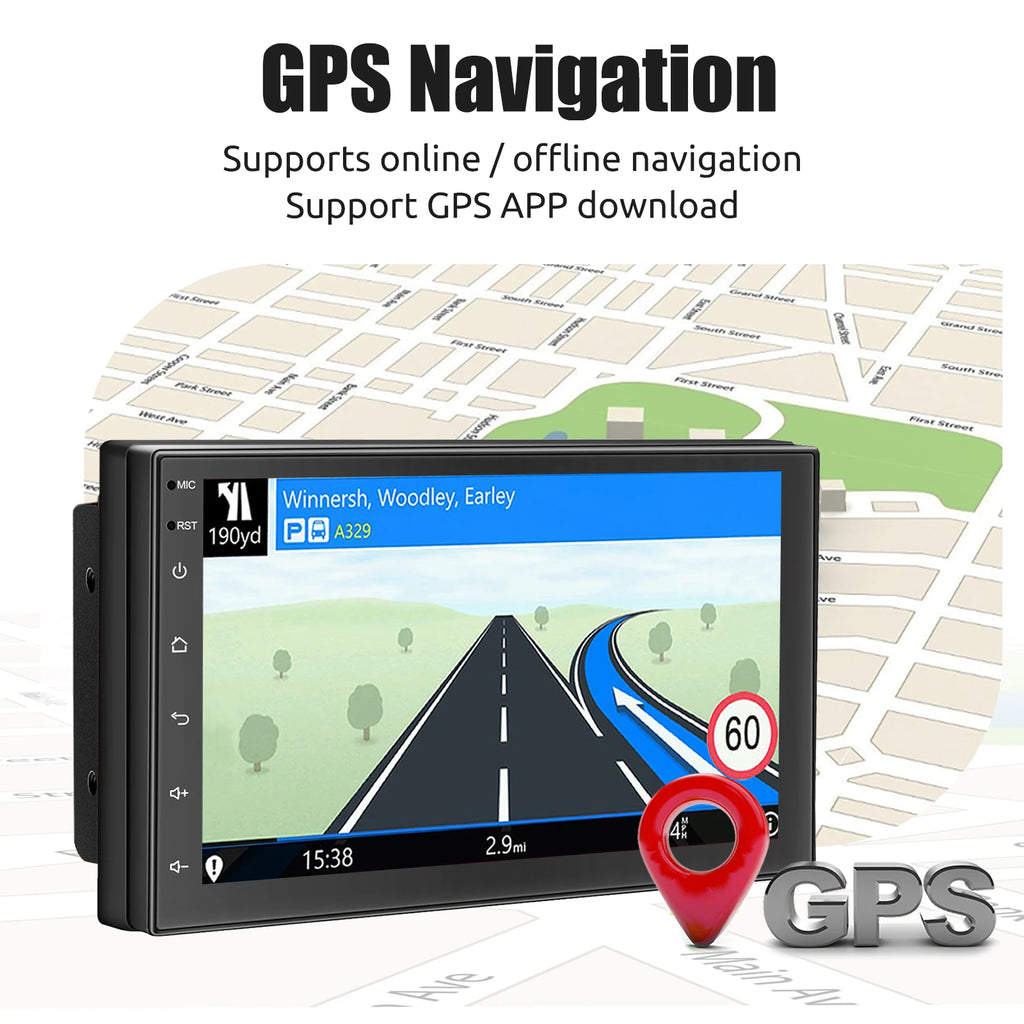 LOR MALE ESSGOO 7 9 10 Car Radio Android Auto Carplay Car Stereo Multimedia Player Universal WIFI GPS Autoradio Car Intelligent Systems