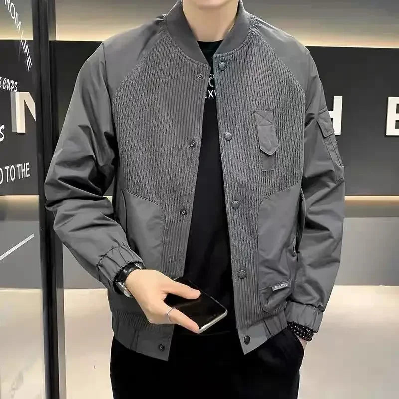 LOR MALE Men's Baseball Jackets New In Male Coats Stylish Y2k Luxury Designer Fast Delvery Joker Cold Vintage Cheap Clothes Offer Trendy