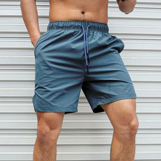 LOR MALE Men Hot Shorts Light Weight Thin Short Pants Running Squat Fitness Ring
