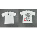 LOR MALE Men Women Loose Fit Patta Short Sleeve T-Shirt Casual Versatile Street 100% Cotton Top Short Sleeve