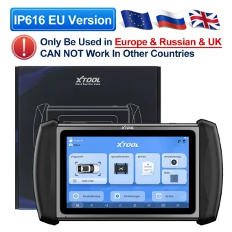 LOR MALE XTOOL InPlus IP616 V2 Automotive Scanner All System Diagnostic Tools Bidirectional 34 Services Lifetime Free Update OBD2 Scanner