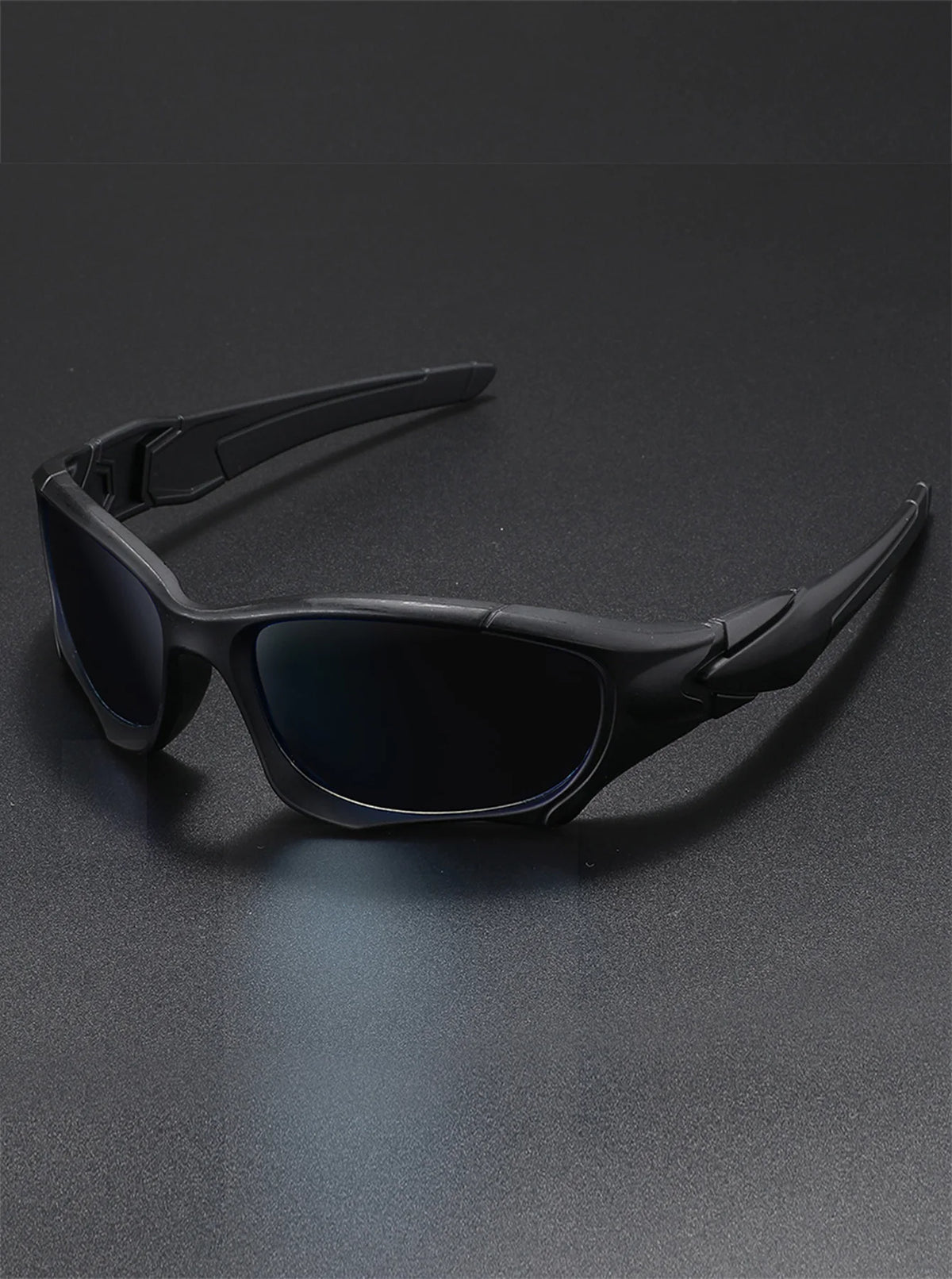LOR MALE Outdoor Sports Polarized Sunglasses Men Curve Cutting Frame Stress-Resistant Lens Shield Sun Glasses Wome