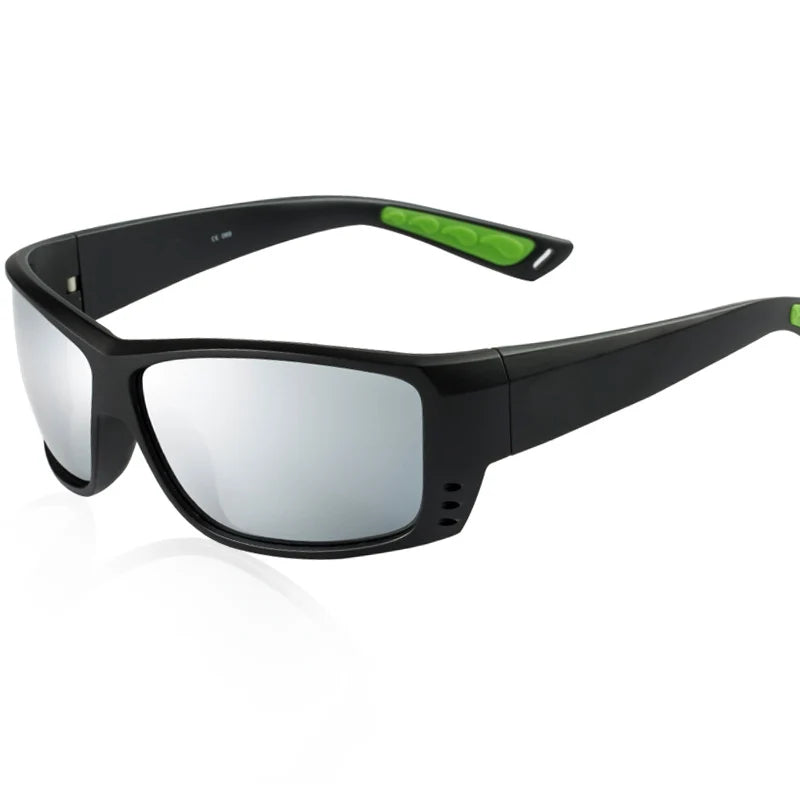 LOR MALE Polarized Sunglasses Men CAT CAY Brand Design Square Driving Sun Glasses