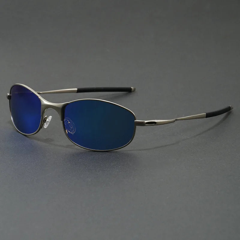 LOR MALE Polarized Sunglasses Men Goggles Women Metal Frame Sunglasses Cycling Retro Fashion Driving Fishing Sun Glasses UV400