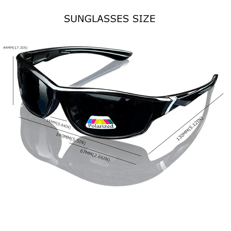 LOR MALE Polarized Sunglasses for Men Sports Mens-Sunglasses: Sun-Glasses with UV Protection for Fishing Driving Running Cycling