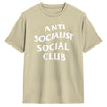 LOR MALE Anti Socialist Social Club T Shirt Summer Pure Cotton T-Shirts For Men Design Tshirt Short Sleeve Streetwear Clothes