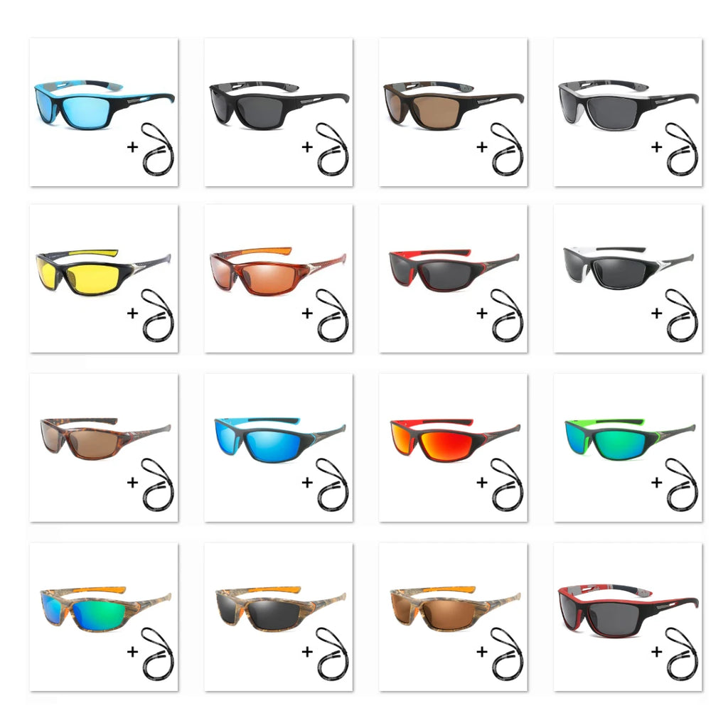 LOR MALE High Definition Polarized Sunglasses for Men Women Outdoor Sport Fishing Sun Glasses UV400 Protection Driving Eyeglasses