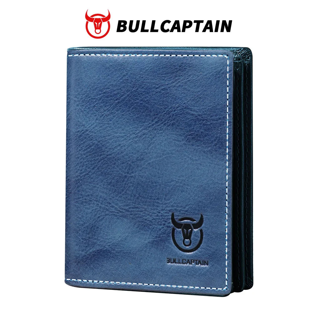 LOR MALE Men's High-End Genuine Leather Wallet, Short Style, Multi-Card Holder, Embossed Ultra-Thin Bi-Fold Wallet, Large Capacity, Multi-Card Slots, Credit Card Holder, Multifunctional Coin Purse, Men's Wallet, Men's Valentine's Day