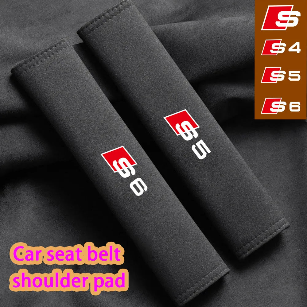 LOR MALE car accessories seat belt shoulder pads,Shoulder Neck Protection,for Audi S S4 S5 S6