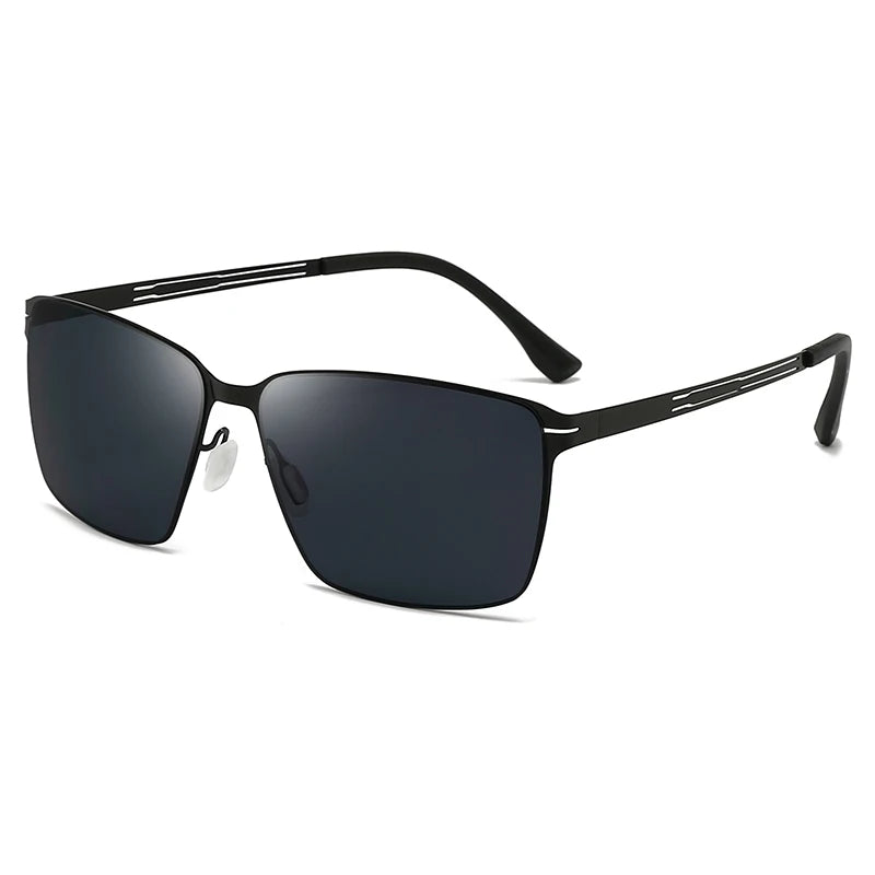 LOR MALE New Fashion  Polarized Sunglasses For Men,Fashionable Square Style,Uv Protection,Suitable For Driving And Sun Protection 5138