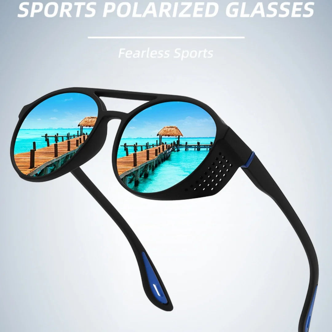 LOR MALE Polarized Sunglasses for Men Women Sun Glasses with Side Shields UV400 Protection Mirrored Lens Outdoor Sport Cycling Glasses